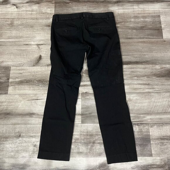 Gap Slim Crop Mid Rise Ankle Length Trouser Pants Black Women’s Size 6R - Picture 2 of 10